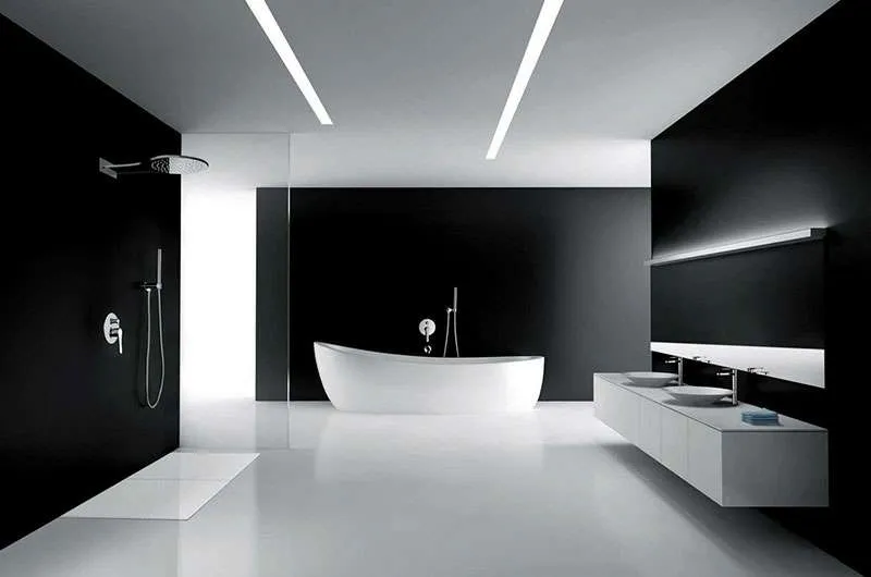 Crno bela kupatila, inspiracija i ideje za uređenje