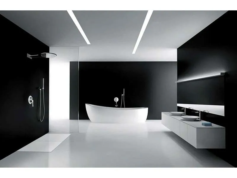 Crno bela kupatila, inspiracija i ideje za uređenje