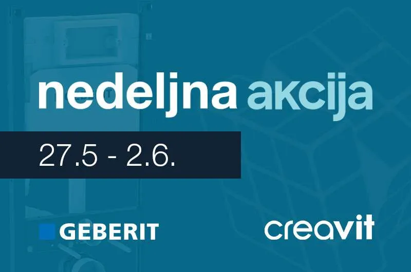 Geberit+ nedeljna akcija: Geberit set sa WC šoljom po izboru