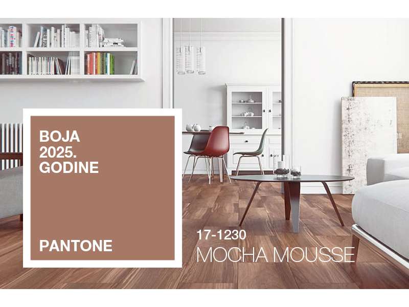 Boja godine 2025: Mocha Mousse