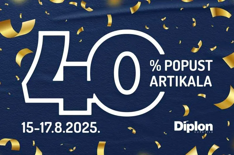 40% popusta za još 20 godina: Diplon slavi 20 godina poslovanja
