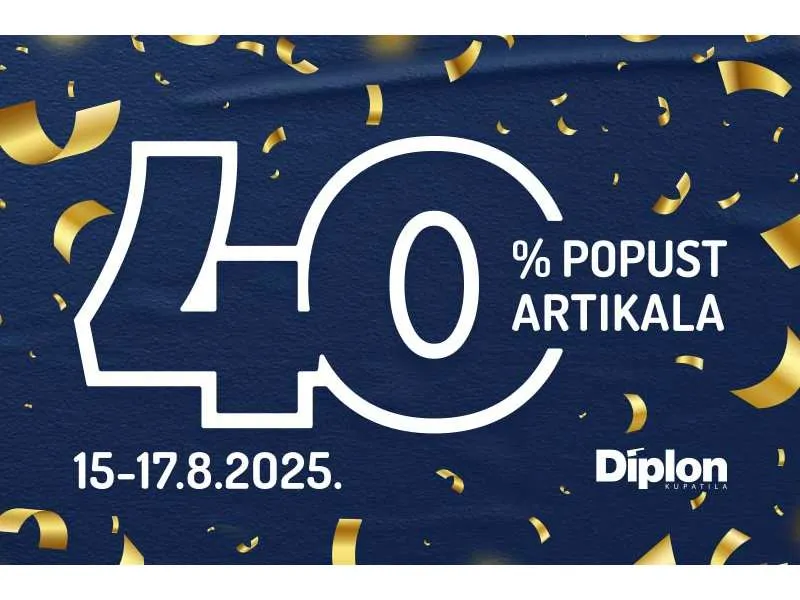 40% popusta za još 20 godina