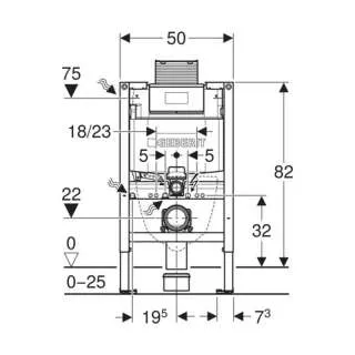 Geberit Duofix Omega ugradni vodokotlić 111.011.00.2 