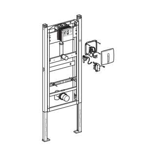 Geberit Duofix Delta montažni element za pisoar set 