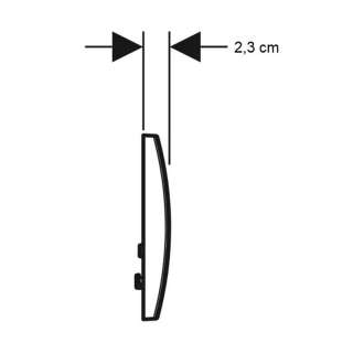 Geberit tipka Delta 01 bela 