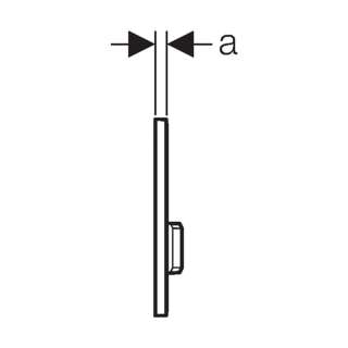 Geberit tipka Sigma 50 crna 