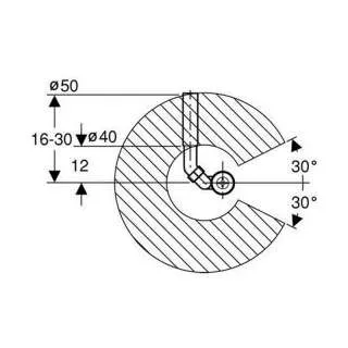 Geberit sifon za tuš kadu Ø50mm 
