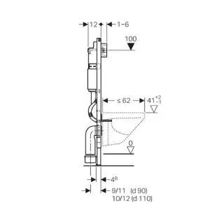 Geberit Duofix Delta Basic ugradni vodokotlić 458.103.00.1 