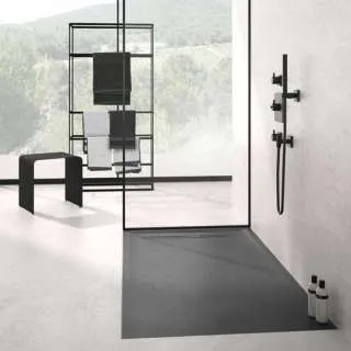 Sestra tuš kada 140x90 Grafit 