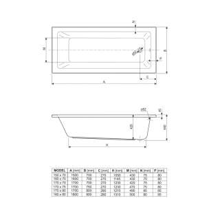 Como kada 150x70 