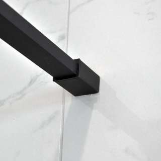 Teleskopska nosač tuš stakla 70-115 Black 