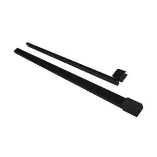Teleskopski nosač tuš stakla Black 70-115 