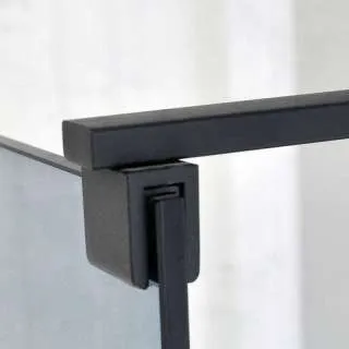 Teleskopski nosač tuš stakla Black 70-115 