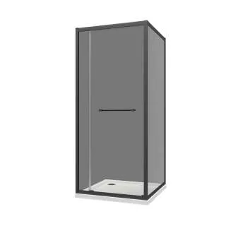 Tuš paravan Don Black 90x90 