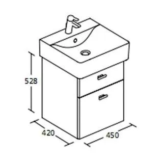 Connect Cube ormarić 50cm 