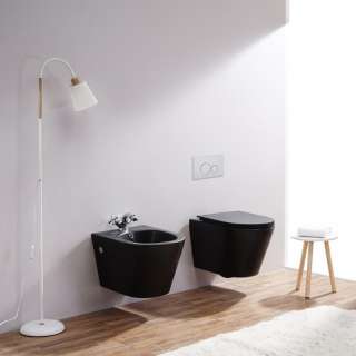 Free konzolni bide Black matt 