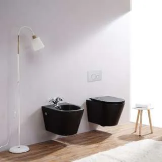 Free konzolni bide Black matt 