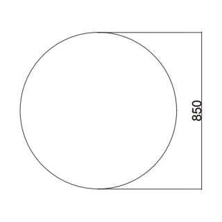 Rayas LED ogledalo 85cm 