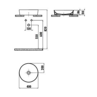 Ultra lavabo R40cm 