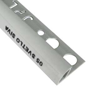 PVC lajsna za pločice 10mm Svetlo siva 
