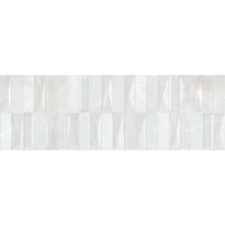 Ancona White Geometric 20x60cm 