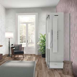 Ancona Rose Geometric 20x60cm 