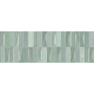 Ancona Green Geometric 20x60cm 