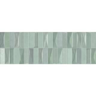 Ancona Green Geometric 20x60cm 