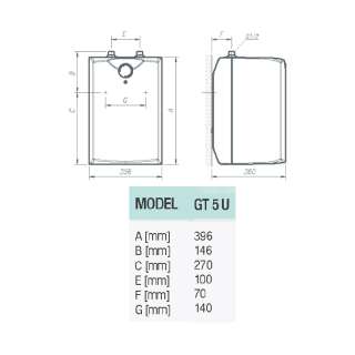 Gorenje bojler Small Plus 5l GTU  niskomontažni 