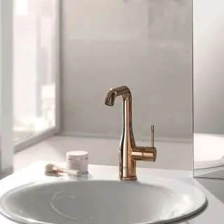 Essence baterija za lavabo bronza 