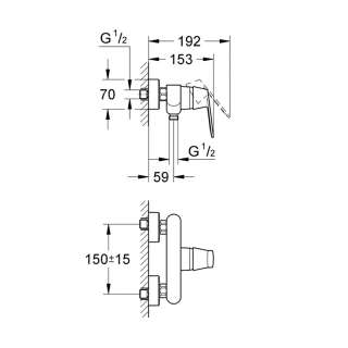 Eurosmart Cosmopolitan tuš 32837000 