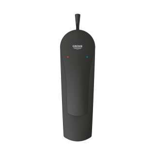 Eurosmart baterija za lavabo S mat crna 