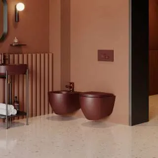 Infinity WC šolja maroon red 