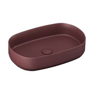 Infinity nadgradni lavabo 55cm rustik bordo 