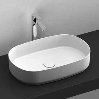 Infinity nadgradni lavabo 55cm matt white 