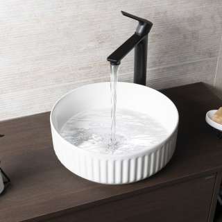 Ion lavabo 36cm matt white 