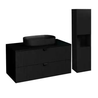 Infinity Art Black kupatilski set 100cm 