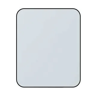 Ogledalo za kupatilo Torino Black 60x75 