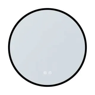 Ogledalo LED Magnolia Black R90 