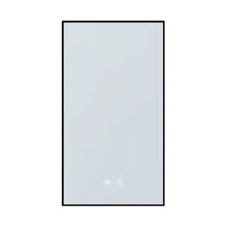 Ogledalo LED Oleander Black 50x90 