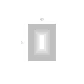 3D LED ogledalo Linea 60x80 