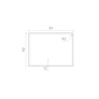 Ogledalo LED Ramonda 80x60 