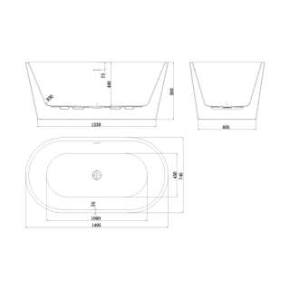 Samostojeća kada JL609 150cm 