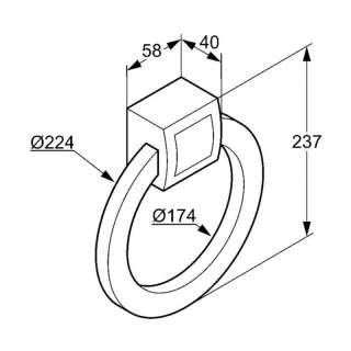 Joop! O-ring držač peškira 