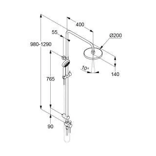 Logo Dual System usponski tuš 