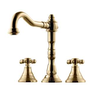 Belinda baterija za lavabo 3 rupe bronza 