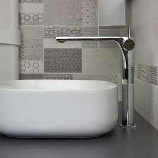 Rock baterija za lavabo visoka 
