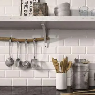 Biselado Blanco 10x20cm 