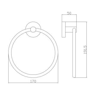 Držač peškira SE30191 O-Ring 