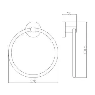 Držač peškira SE30191 O-Ring 